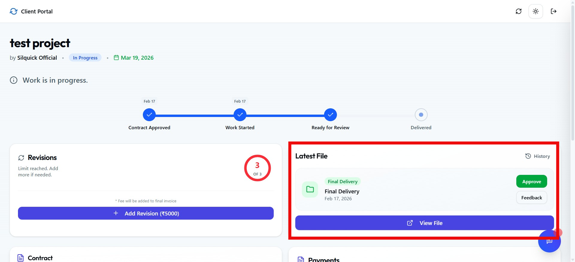 Final Delivery Submission